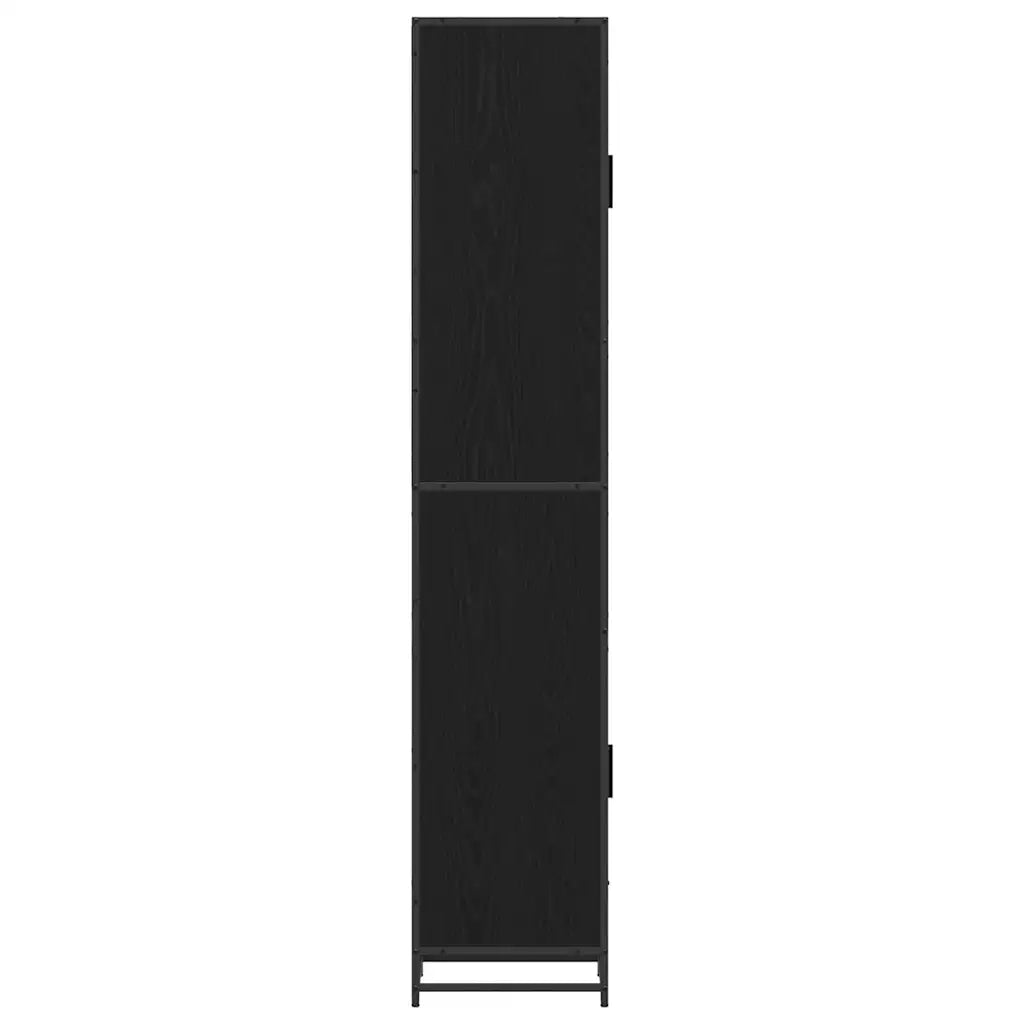 Set di mobili per il bagno Rovere Nero 35 x 37,5 x 188,5 cm