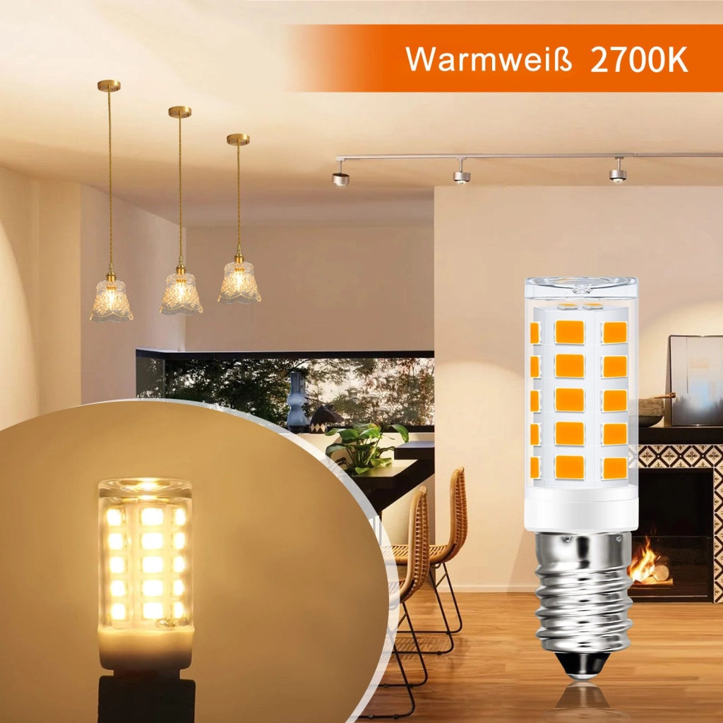 ZMH Lampadina LED E14 vintage confezione da 8 2700K vetro retrò 2,5W lampada a risparmio energetico E14 8 pezzi