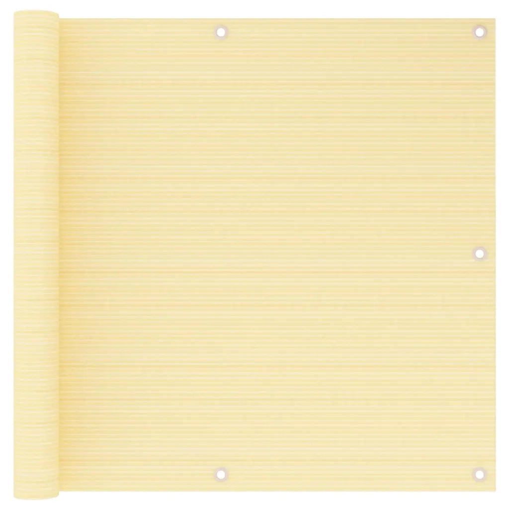 Schermo Frangivista per Balcone Beige 90x500 cm in HDPE cod mxl 20833