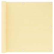 Schermo Frangivista per Balcone Beige 90x500 cm in HDPE cod mxl 20833
