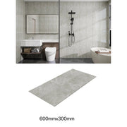 Trade Shop - Pannello Effetto Marmo Grigio 600x300 Mm Rivestimento Parete Bagno Moderno -
