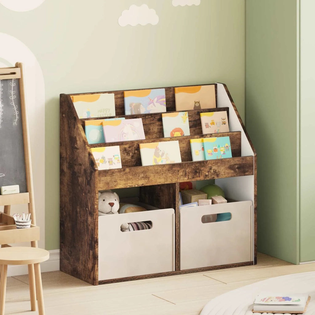 Libreria per Bambini Rovere fumé 72,5 x 29,5 x 69 cm 892384