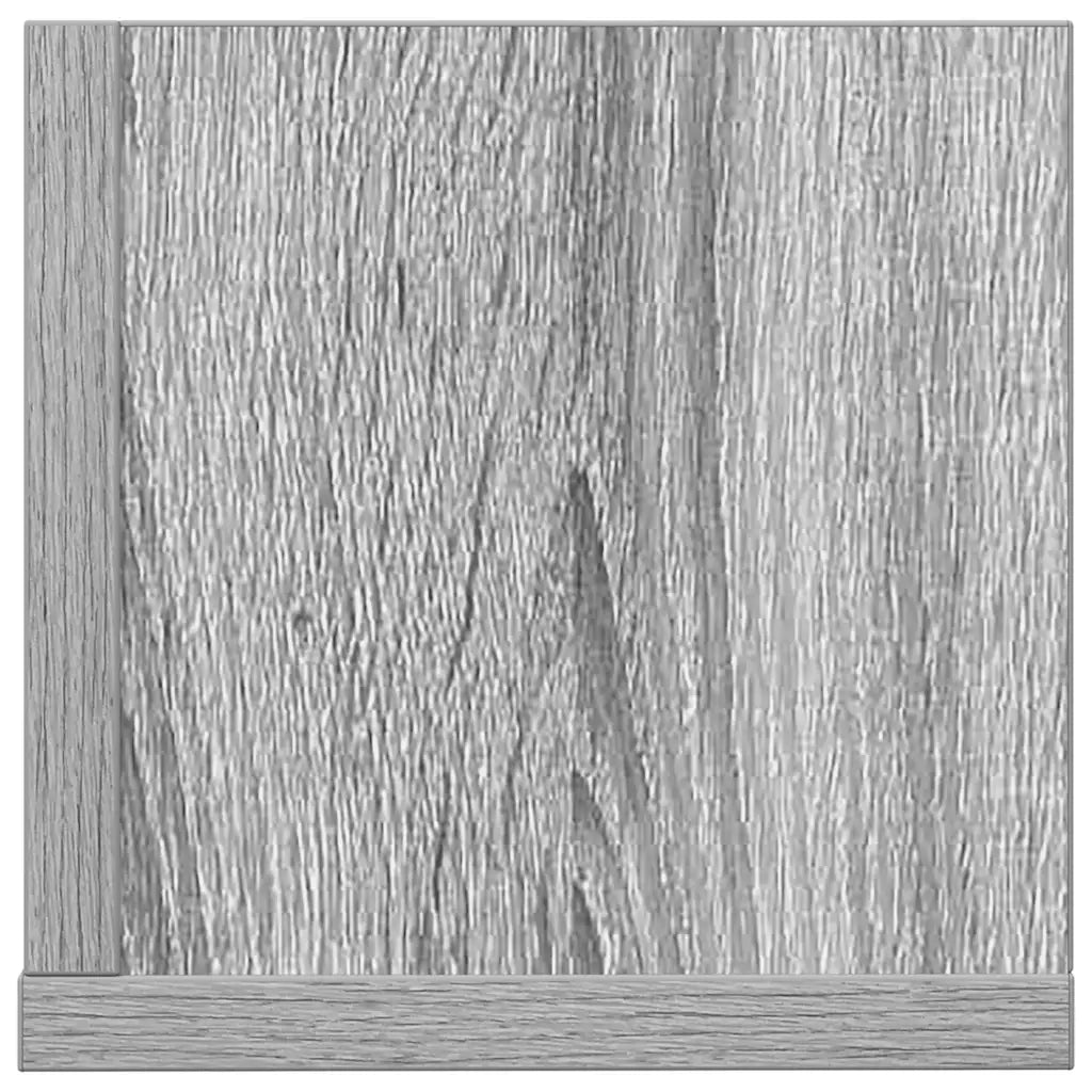 Mensole Parete 2pz Grigio Sonoma 100x16,5x16,5 cm in Truciolato