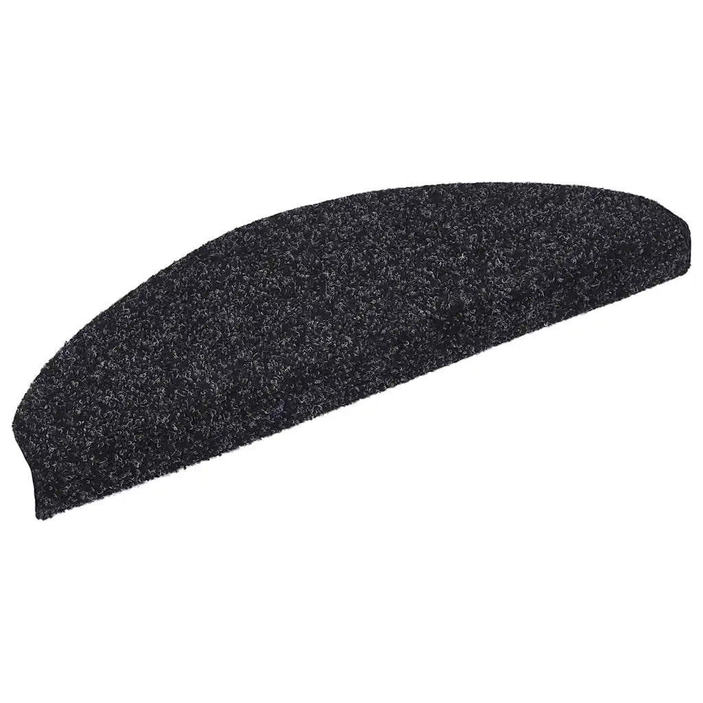 Tappetini per scale autoadesivi 20 pz | Gradini per Scale 65x21x4 cm neri semicircolari grandi