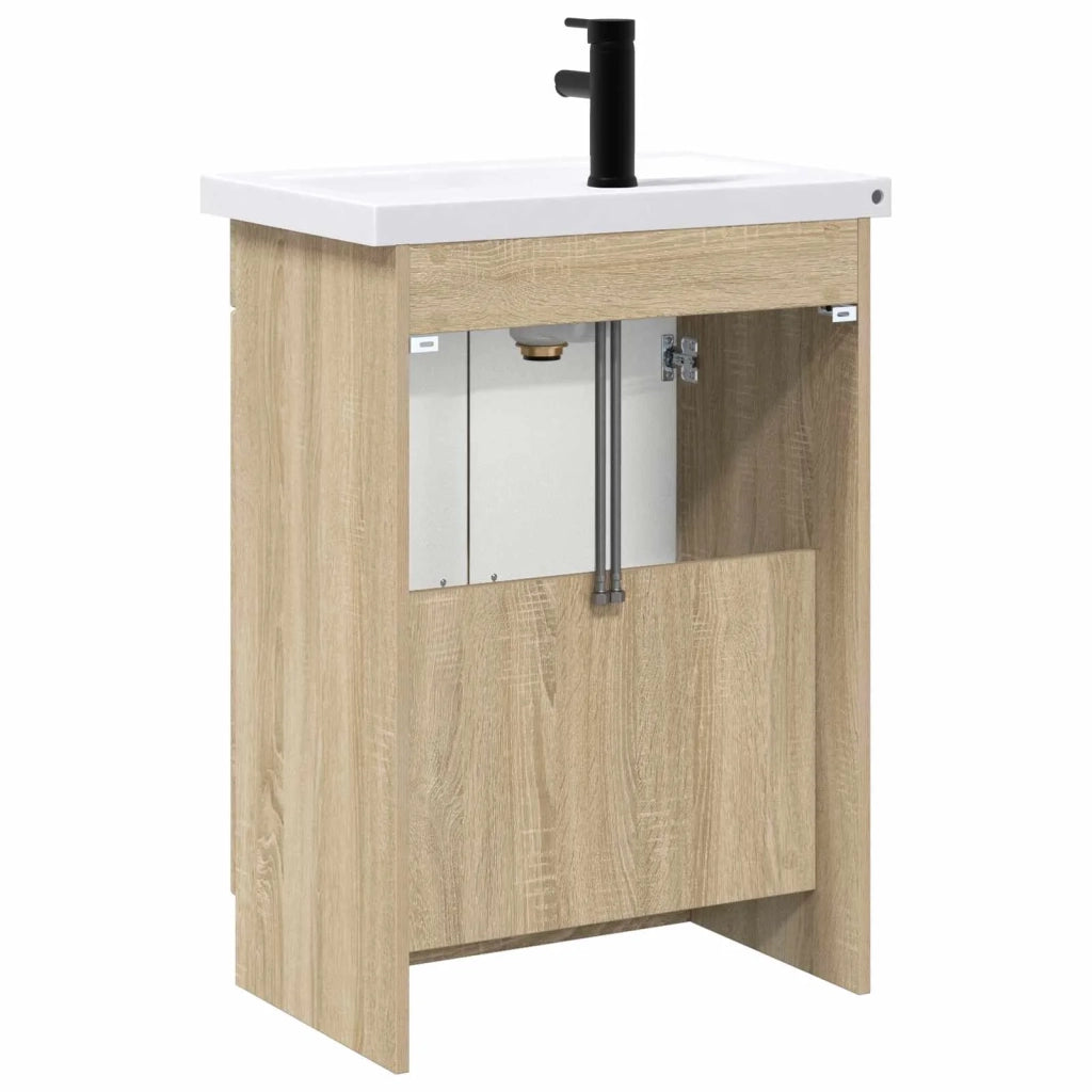 Set di mobili per il bagno Rovere Sonoma 78,5 x 37,5 x 81 cm 3404196