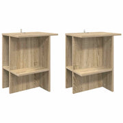 2 pz Tavolino da salotto | Tavolino da caff¨¨ | Tavolino da Soggiorno Rovere Sonoma 40 x 30 x 49 cm