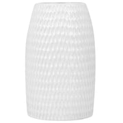 Vaso da Tavolo Decorativo gres porcellanato Bianca 25 cm stile moderno boho esterno interno