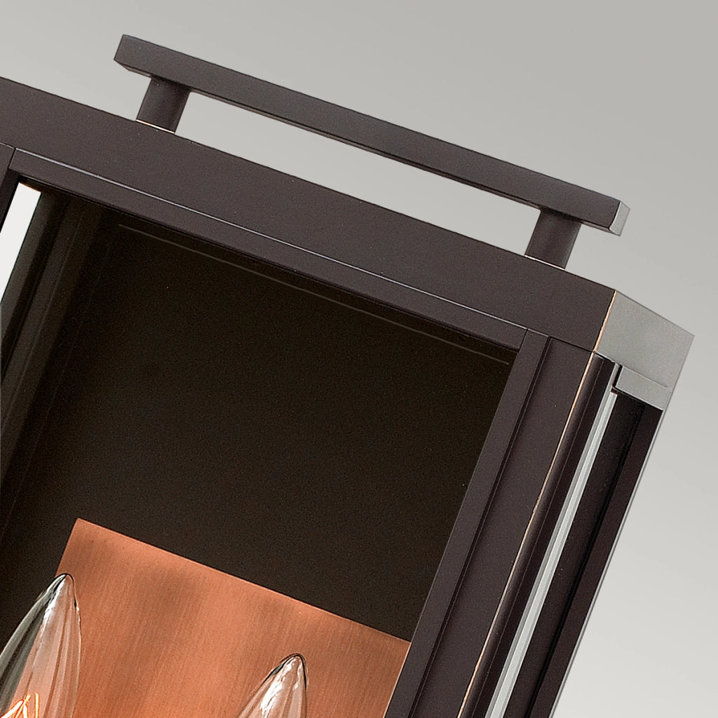 Applique esterna Sutcliffe Quintiesse bronzo E14 IP44