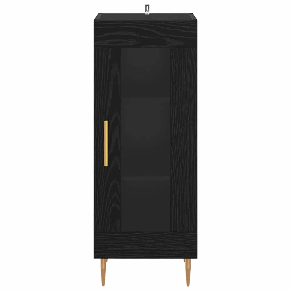 Credenza-Buffet-Armadio da cucina Rovere nero 34 x 34,5 x 90 cm Legno multistrato 111034