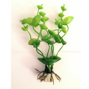 Trade Shop - Pianta 13 Cm Piantina Artificiale Per Acquario Piante Finte Plastica Color Verde -