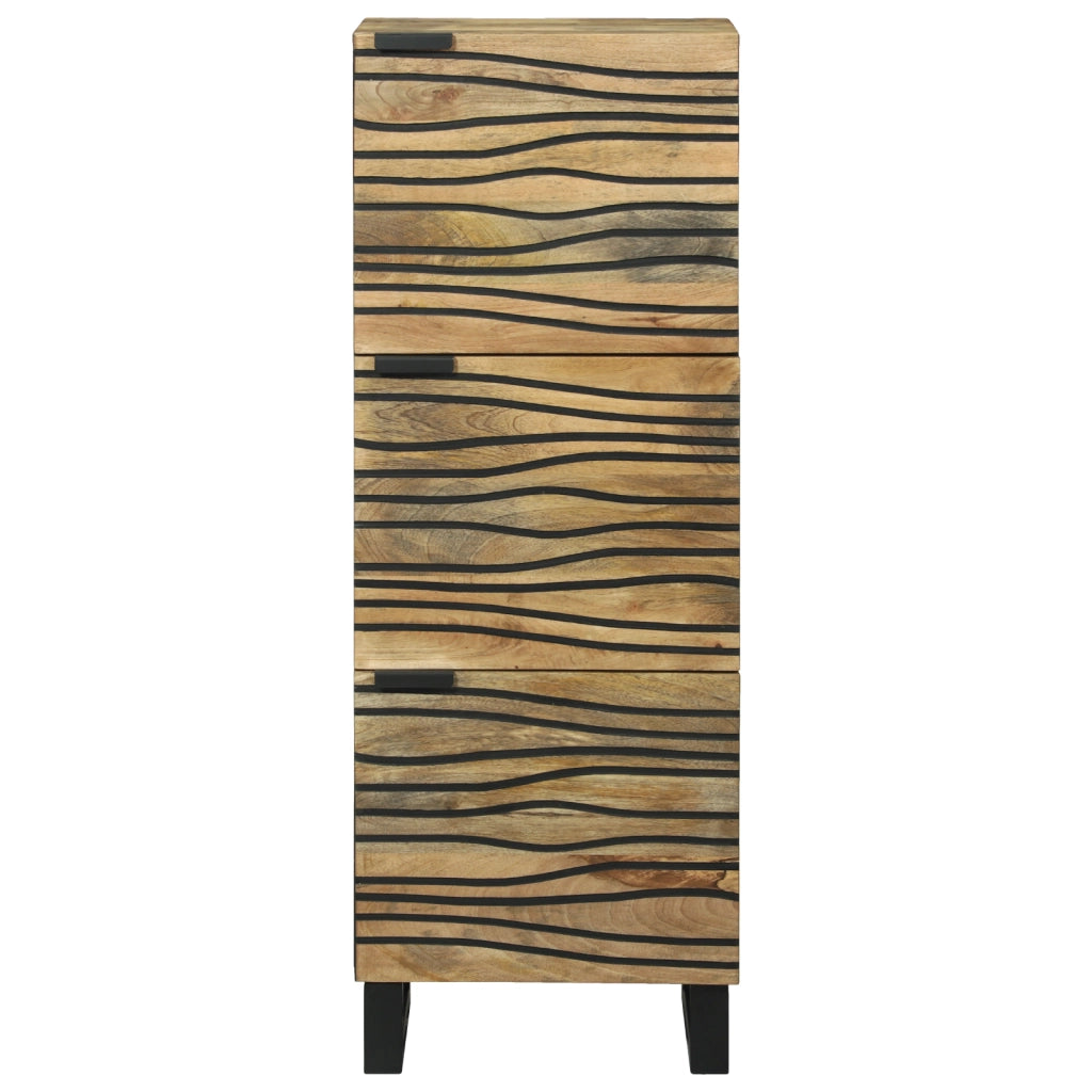 Alto Armario 40x33.5x110 cm in Legno Massello di Mango