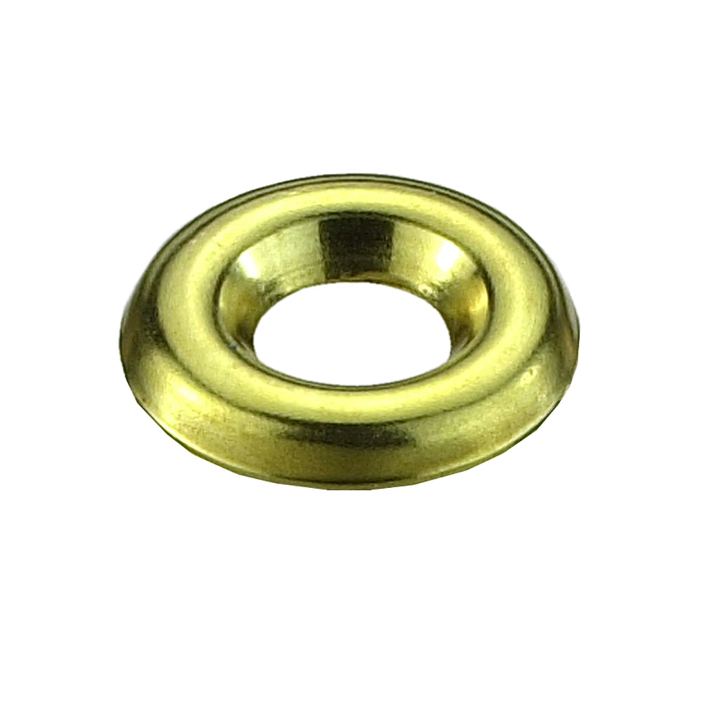 Orli sottovite ottone Ø 13 x 5 mm. - 40 pz.