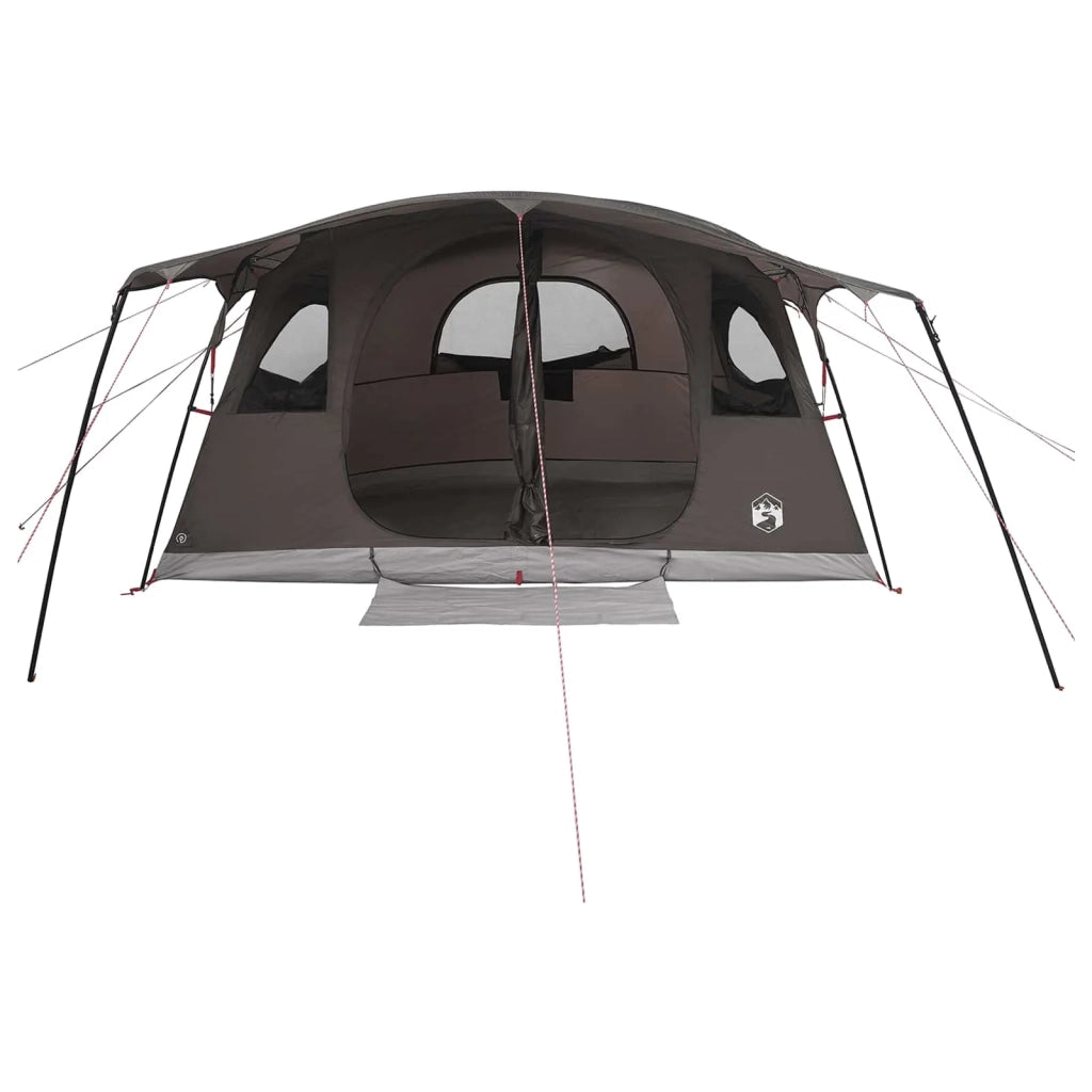 Tenda a tunnel con tetto Marrone Grigio 366 x 244 x 198 cm 42029016