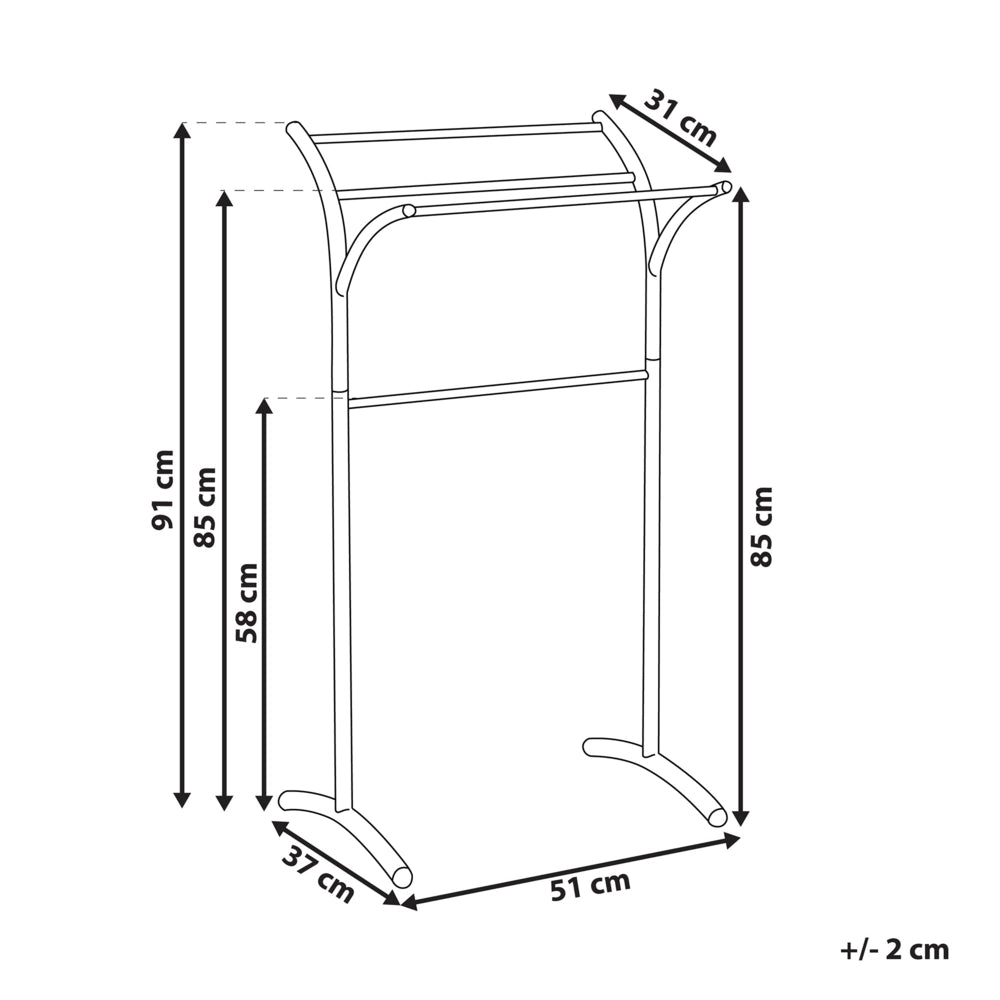 Portasciugamani in acciaio argentato lucido 3 binari portasciugamani da terra accessori da bagno moderni