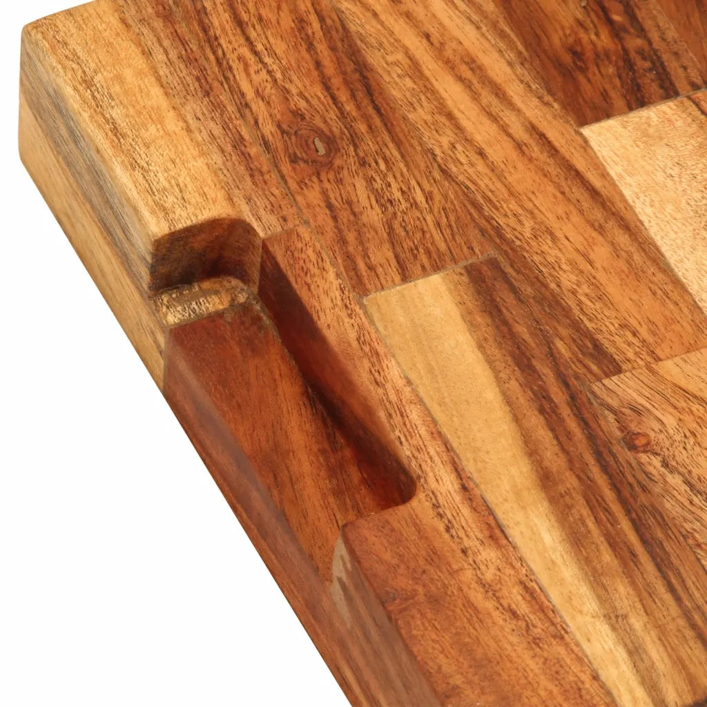 vidaXL Tagliere 30x21x4 cm in Legno Massello di Acacia