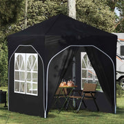 Tenda per feste a pop-up-Gazebo 192 x 192 x 245 cm Antracite 544990