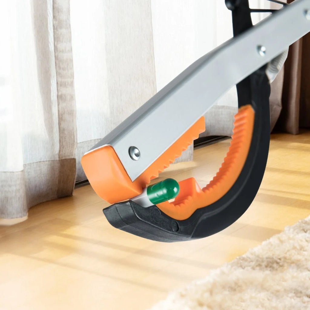 Set di 2 Utensili di presa 88 x 11,5 cm ideale per giardino e supporto ergonomico con ganascia antiscivolo in alluminio nero arancione 20_0017010