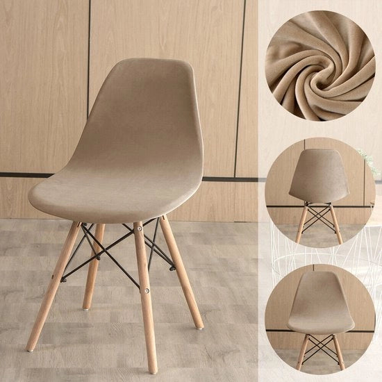 Sedia con schienale elastico senza braccioli per sala da pranzo, ristorante, lounge