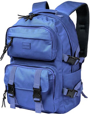 Zaino per Studenti, Borsa da Spalla Leggera per Uomo e Donna, Zaino per Scuola e Viaggio, Borsa da 38 cm per Laptop, Impermeabile e Resistente all'Acqua, Borsa da Scuola per Uomo e Donna (Blu)