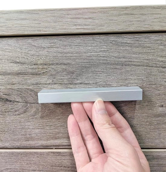 10 maniglie per mobili, distanza di apertura 32 mm, maniglie di porta, maniglia di cucina, maniglie di armadio, maniglie di carico, in alluminio.