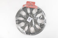 Copricerchio auto grigio singolo monte carlo 15'' in ABS