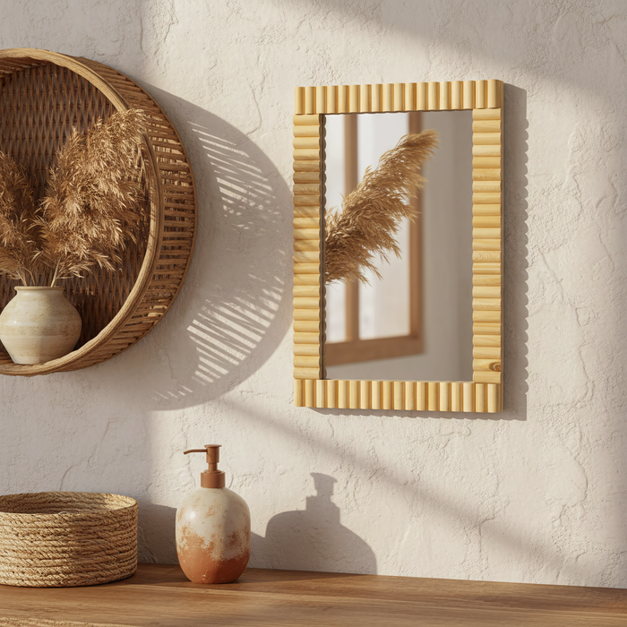 Specchio Da Parete Boho 55cm Klna-mr01