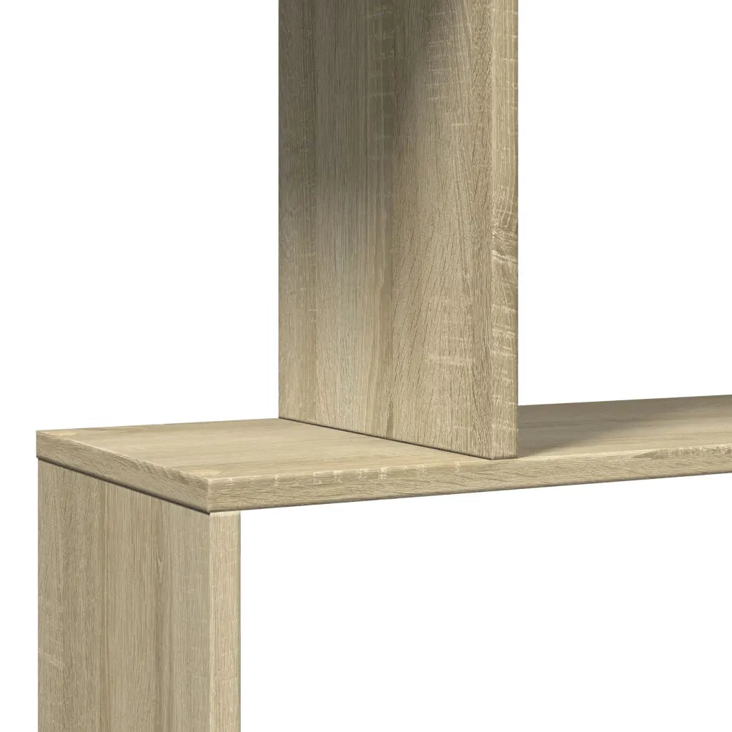 Libreria Divisorio 3 Ripiani Sonoma 70x24x97 cm in Truciolato 858113