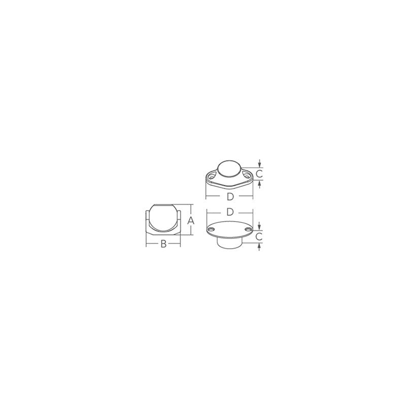 FERMAPORTA INOX 316 ORIENTABILE