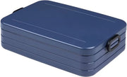 Borsa per pranzo grande, 1500 ml di capacità, contenitore per pane con separatore - ideale per la preparazione di pasti, lavabile in lavastoviglie, ABS.