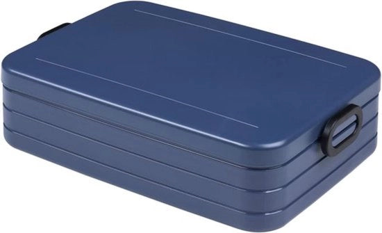 Borsa per pranzo grande, 1500 ml di capacità, contenitore per pane con separatore - ideale per la preparazione di pasti, lavabile in lavastoviglie, ABS.