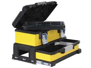CASSETTA PORTAUTENSILI METAL/PLASTIC CON CASSETTO  cm.54,5x28x33,5 (195829)    STANLEY