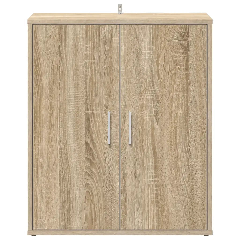 Scarpiera-Scaffale per scarpe Rovere Sonoma 60x35x70 cm in Truciolato 442463