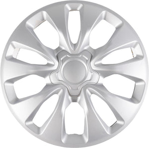 Copricerchio auto grigio singolo monte carlo 16'' in ABS