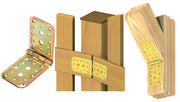 PIASTRA 741 A CERNIERA ACCIAIO TROPIC 65X 98X 98 MM- ALDEGHI LUIGI SPA- 10,0 pz