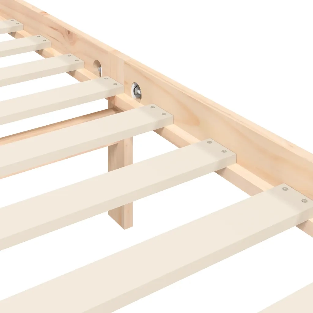 vidaXL Letto senza Materasso 140x190 cm in Legno Massello di Pino