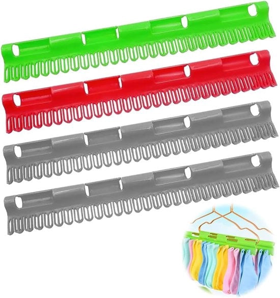 Raccoglitore di asciugamani e abbigliamento - Eterno chiuso al vento - 4 pezzi - Plastica