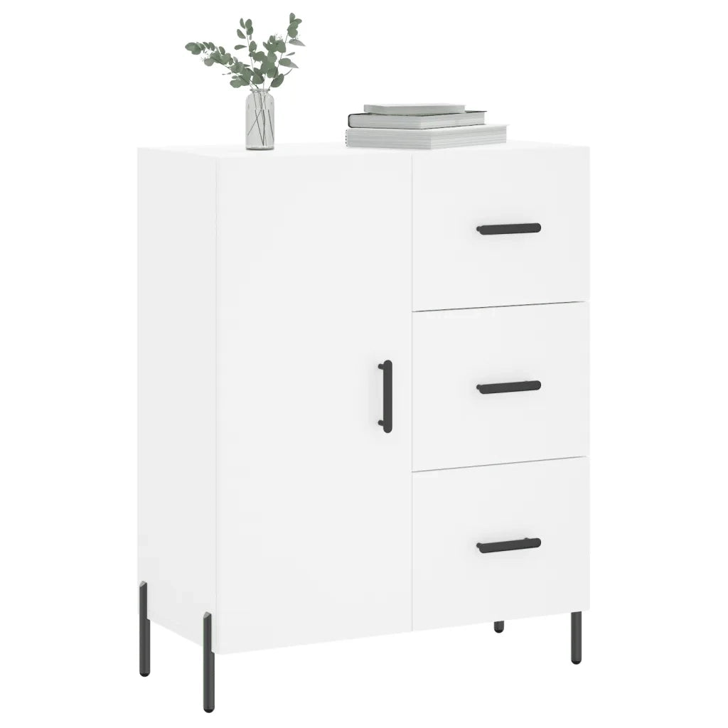 Credenza Bianca 69,5x34x90 cm in Legno Multistratocod mxl 103478