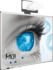 Tavolo di Proiezione Profilo Softline 8mm Email Bianco MICA (16:10) 120x192 cm