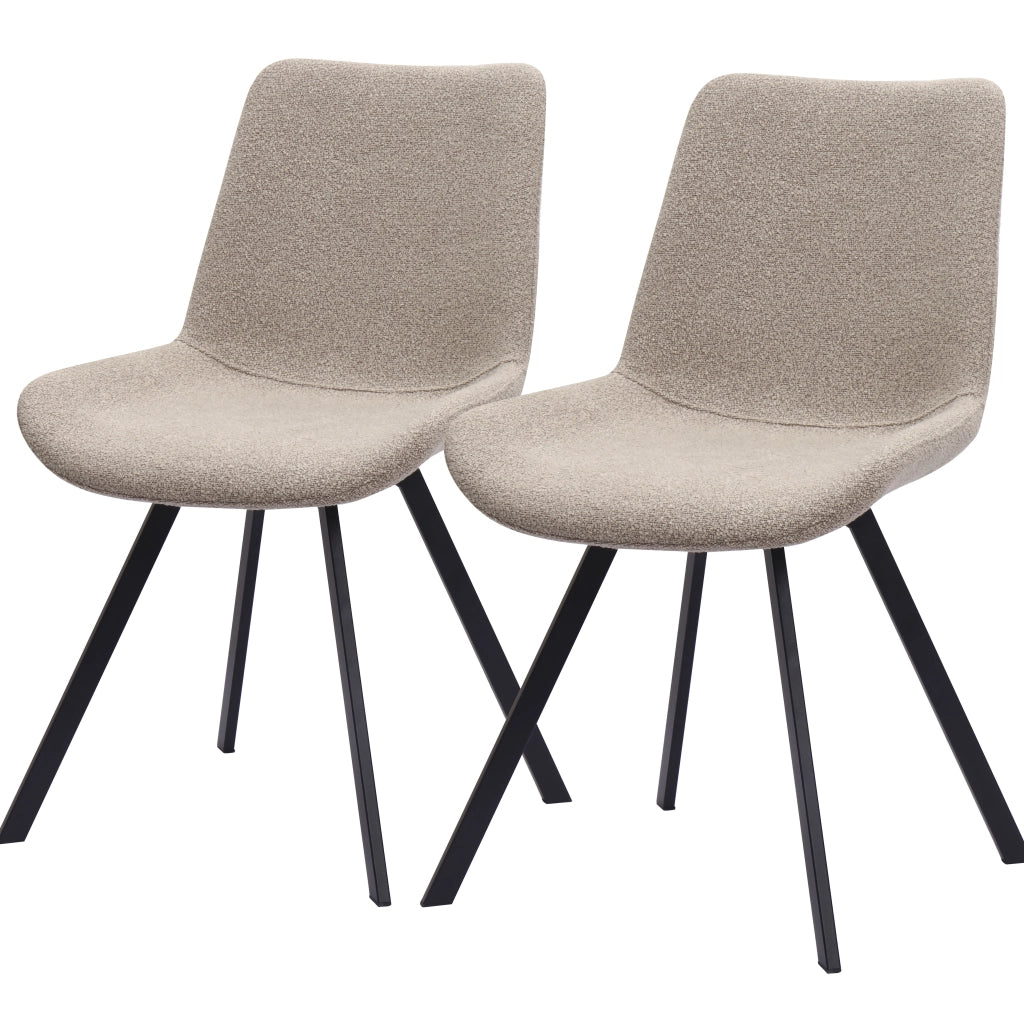 SEDIA girevole 360° in tessuto e metallo, Set da 2 pezzi, kaki