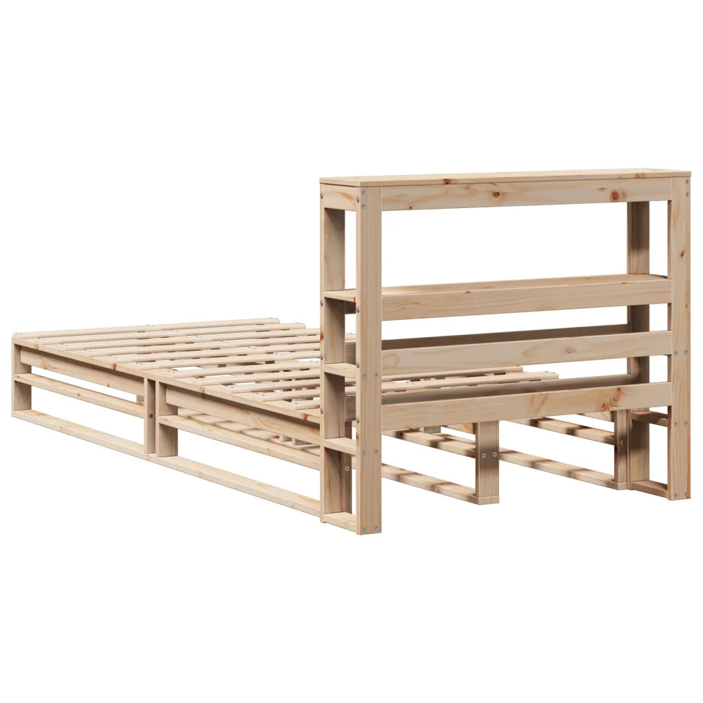 Letto senza Materasso 90x190 cm in Legno Massello di Pino 3306513