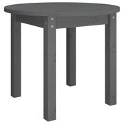 Tavolino da salotto | Tavolino da caff¨¨ | Tavolino da Soggiorno Grigio ? 55x45 cm in Legno Massello di Pino