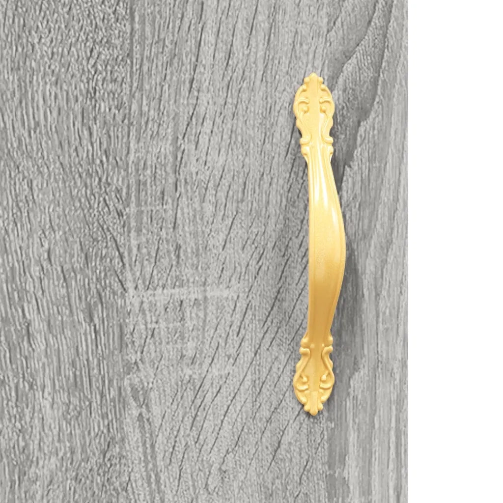 Credenza Grigio Sonoma 69,5x34x90 cm in Legno Multistrato 827898
