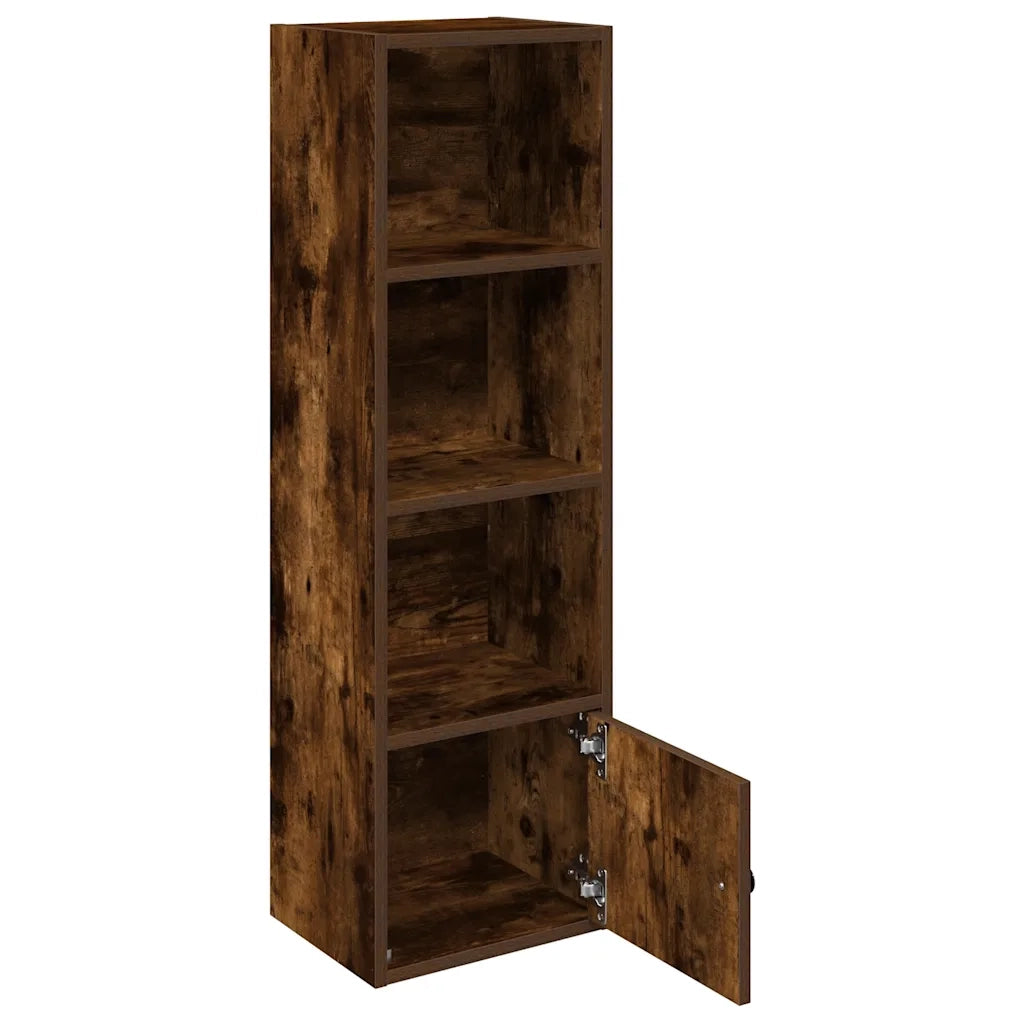 Libreria Rovere Fumo 31x24x102 cm in Legno Multistrato 860341