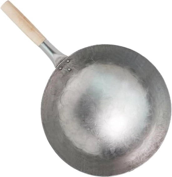 Wok a ronde base manuale (15 pollici) per un'esperienza di cottura ottimale