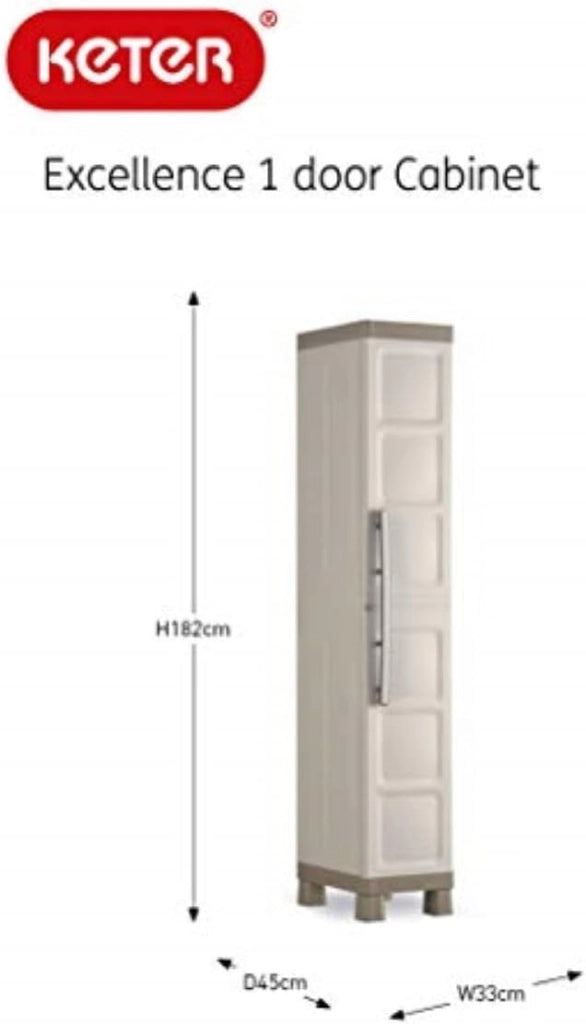 Armadio Excellence Keter 1 Anta 33 CMX45X182H