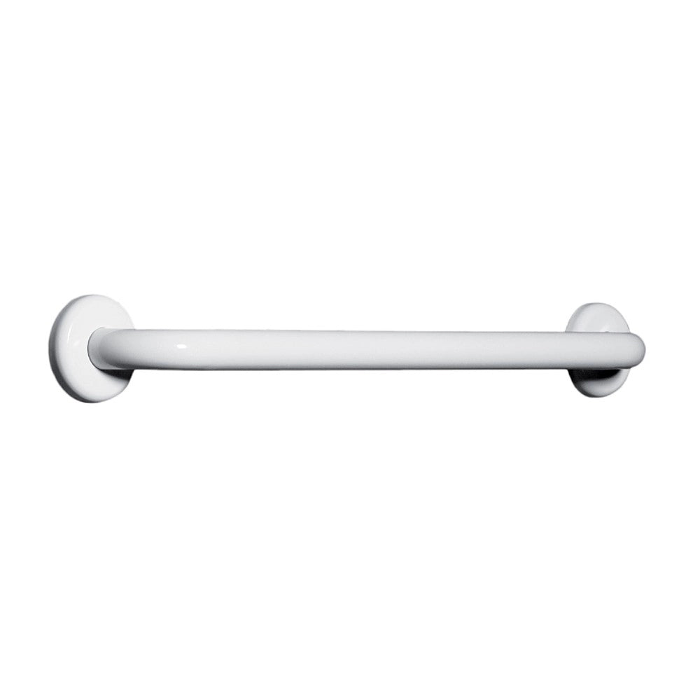 Maniglia serie care in acciaio laccato bianca cm l. 80 x 3,2