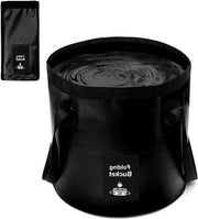 Emmer Opvougbile con Manubrio - Serbatoio Acqua Leggero per Campeggio - Escursioni - Vita All'aperto - Attrezzatura di Emergenza - Lavaggio Auto - Nero - 20 Litri