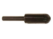 FRESA-LIMA CILINDRICA BOMBATA ROTATIVA PER FERRO- - codolo mm.6 per trapano PG 424.00 - 5 blister PG