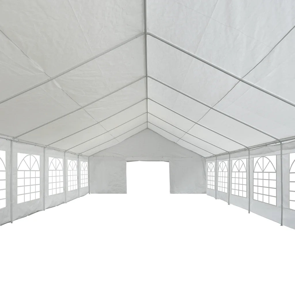 Tendone per Feste in PE 6x16 m Bianco 3051655