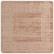 Runner in Moquette | Runner Tappeto MARSA Bianco 100 x 100 cm Poliestere e PVC